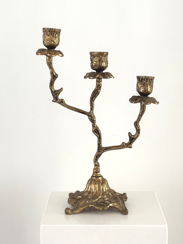 Messing kandelaar - Brass candelabra
