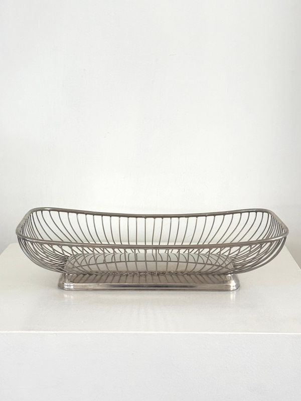 Verzilverd broodmandje - Silver-plated bread basket