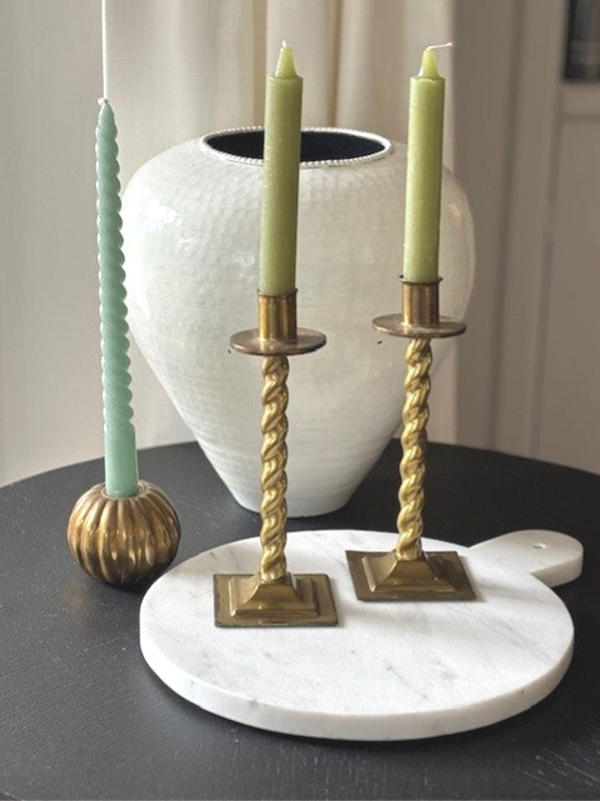 Set van 3 messing kandelaren - Set of 3 brass candlesticks