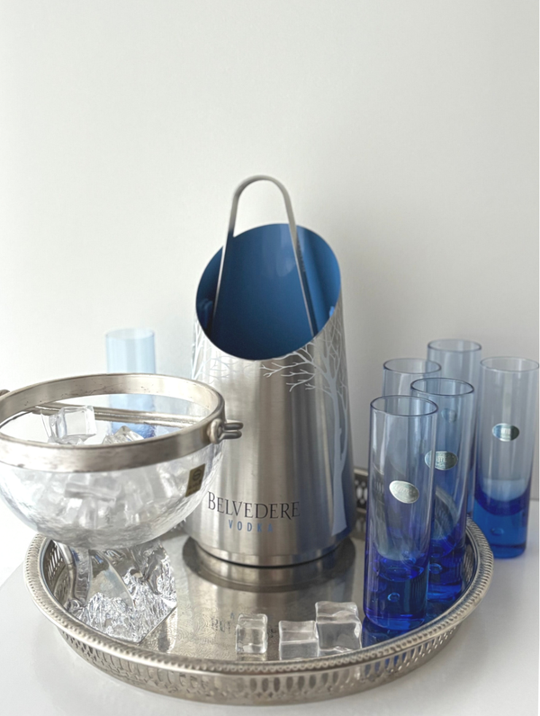 Stijlvolle Belvedere Vodka set - A stylish Belvedere Vodka set