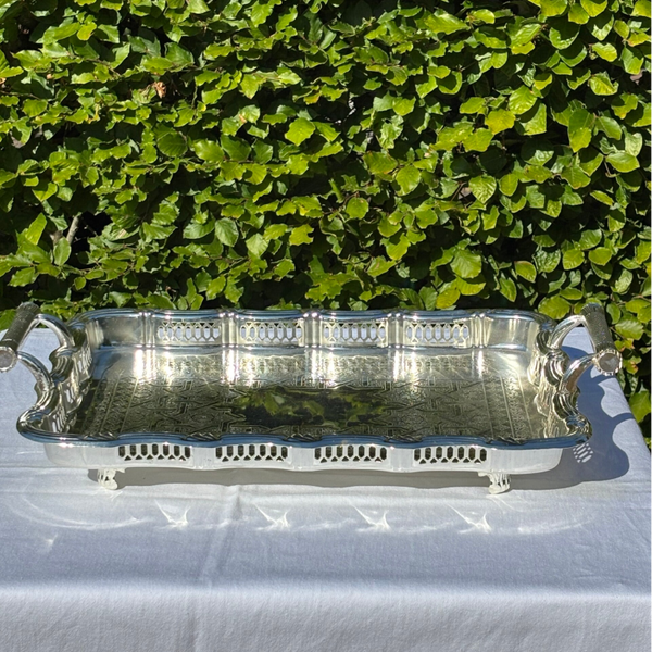 Elegant rechthoekig dienblad - Elegant rectangular serving tray