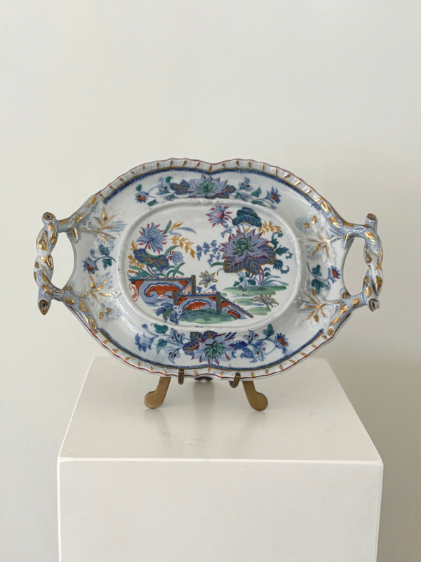 Handbeschilderd schaaltje ‘Stone China’ - Hand-painted ‘Stone China’ dish