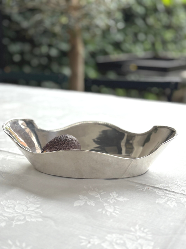 Verzilverde serveerschaal - Verzilverde serveerschaal