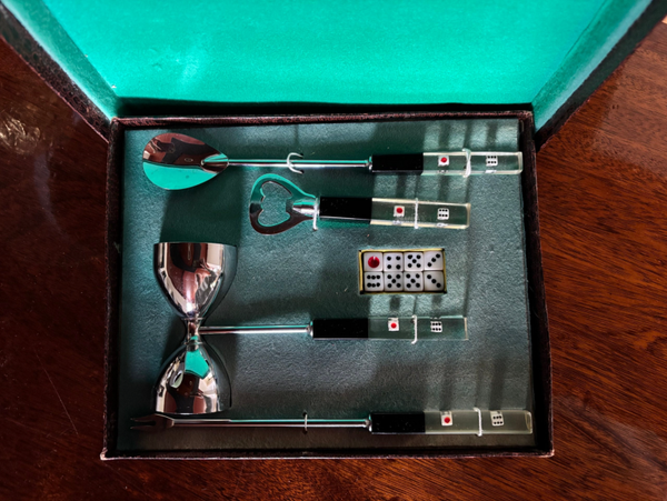 Vintage cocktailbarset uit de 70s - Vintage cocktail bar set from the 70s