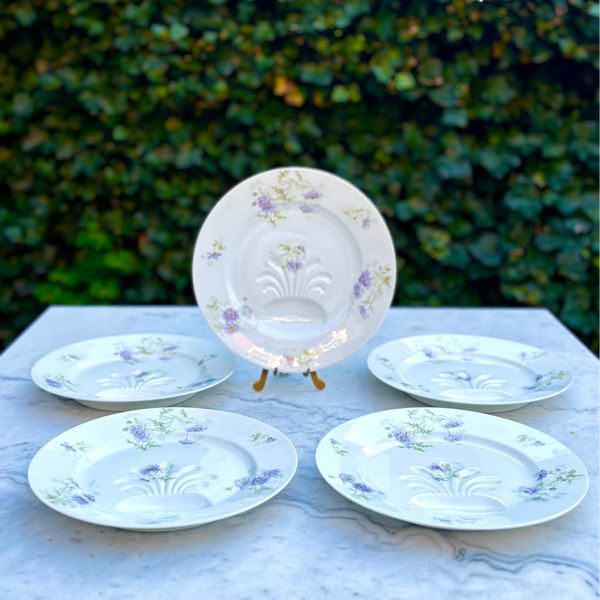 5 Zeldzame porseleinen borden Gérard, Duffraisseix & Abbott (GDA) France - 5 Rare porcelain plates Gérard, Duffraisseix & Abbott (GDA) France