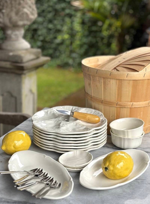 Grote dinerset van GIEN France - Large dining set by GIEN France