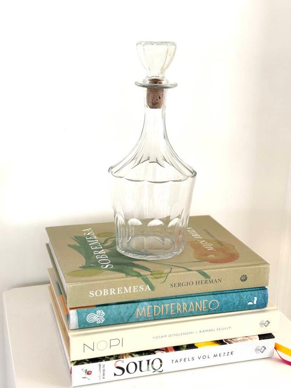 Vintage glazen karaf - Vintage glass carafe