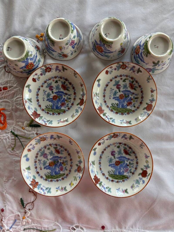Bijzondere antieke theeset van Mosa Maastricht, model 373 - Exceptional antique Mosa Maastricht tea set model 373
