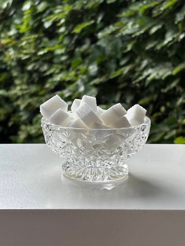 Kristallen zout- of suikerschaaltje - Crystal salt or sugar bowl