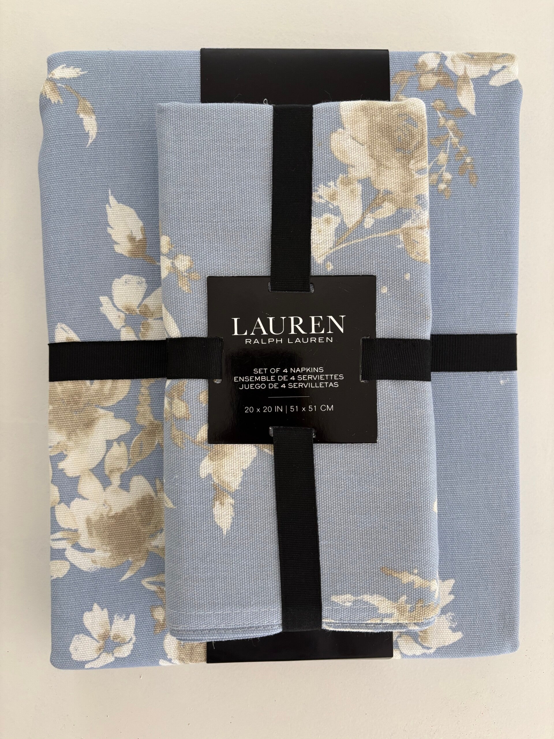 Tafelkleed & 4 servetten Ralph Lauren - Tablecloth & 4 Napkins Ralph Lauren
