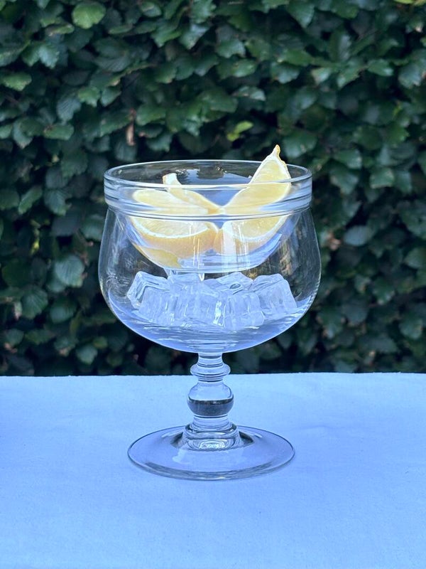6 Elegante kaviaar- of garnalencoupes - 6 Elegant caviar or shrimp coupes