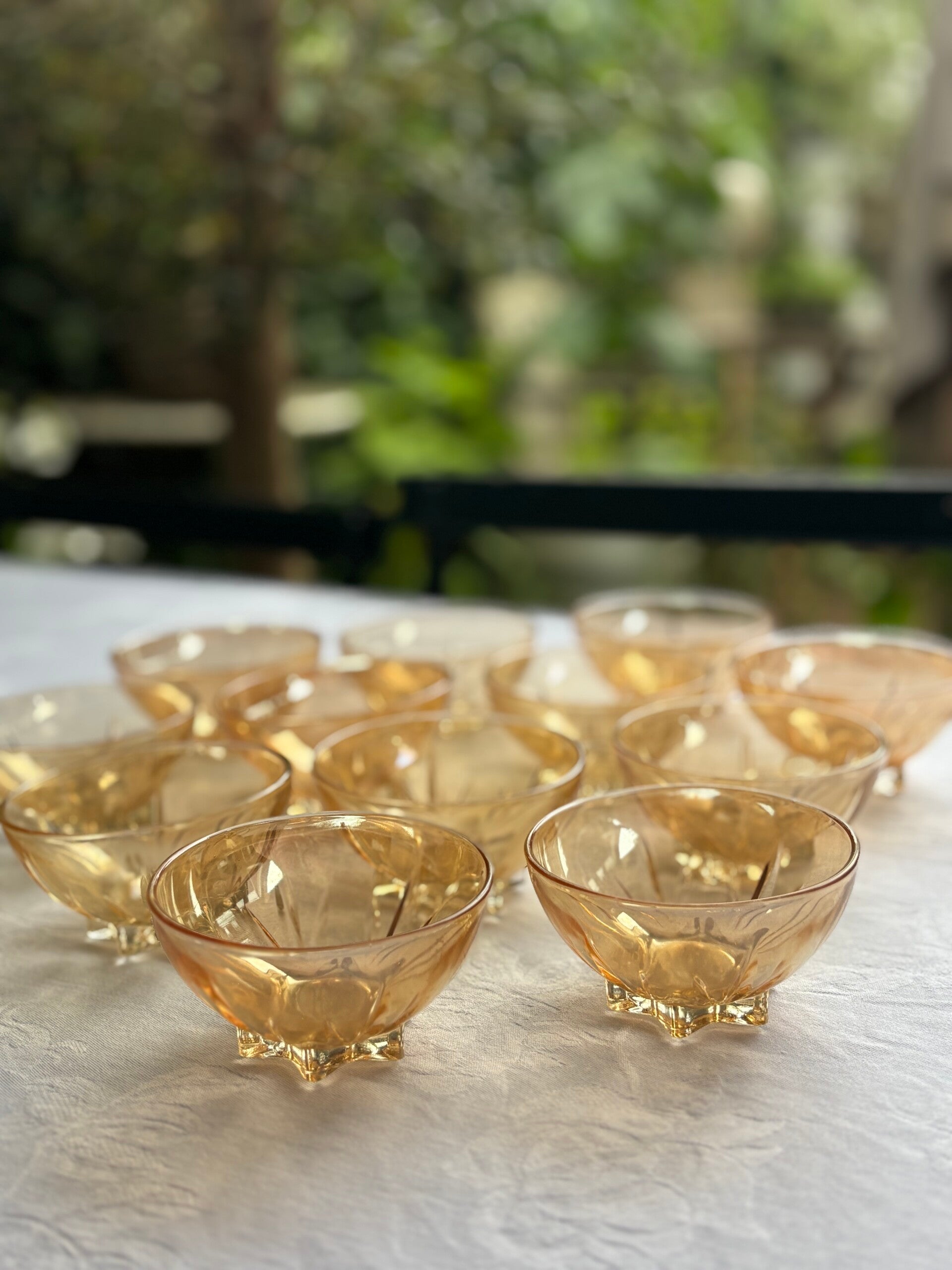 13 Oranje schaaltjes - 13 Orange bowls