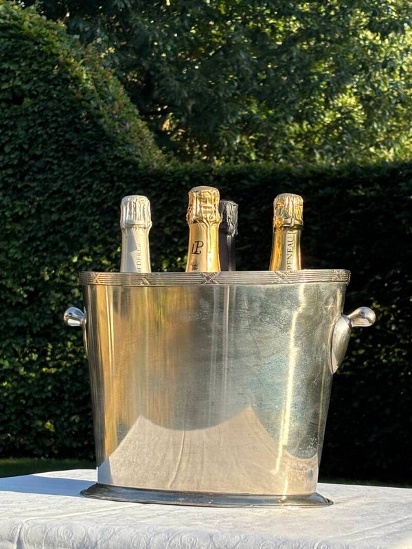 Klassieke ovale Franse Champagnekoeler - Classic oval French Champagnekoeler