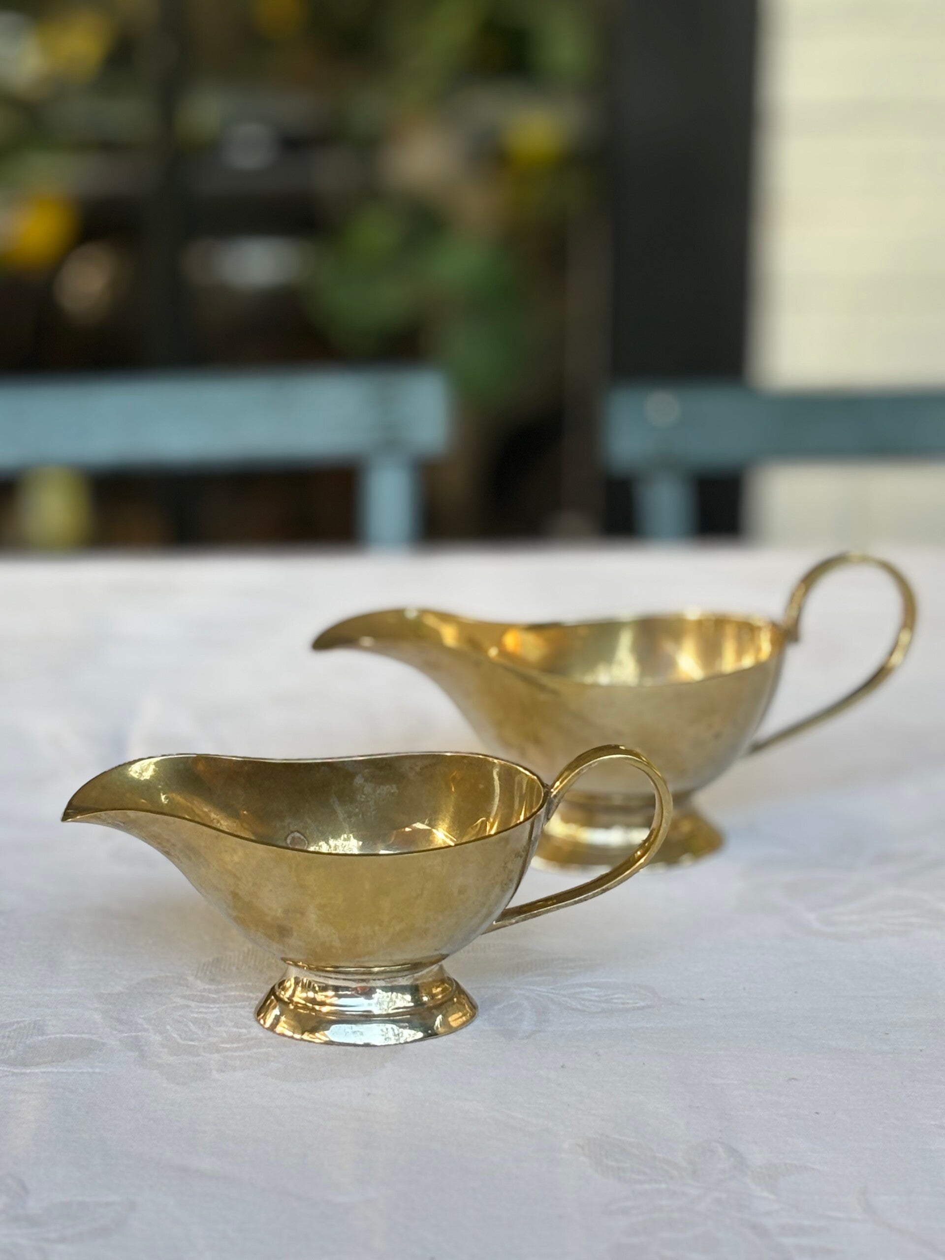 2 vintage sauskommen - 2 Vintage sauce boats