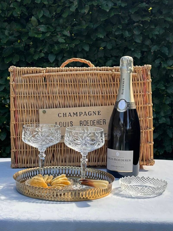 Prachtige mand van Louis Roederer - Beautiful Louis Roederer basket