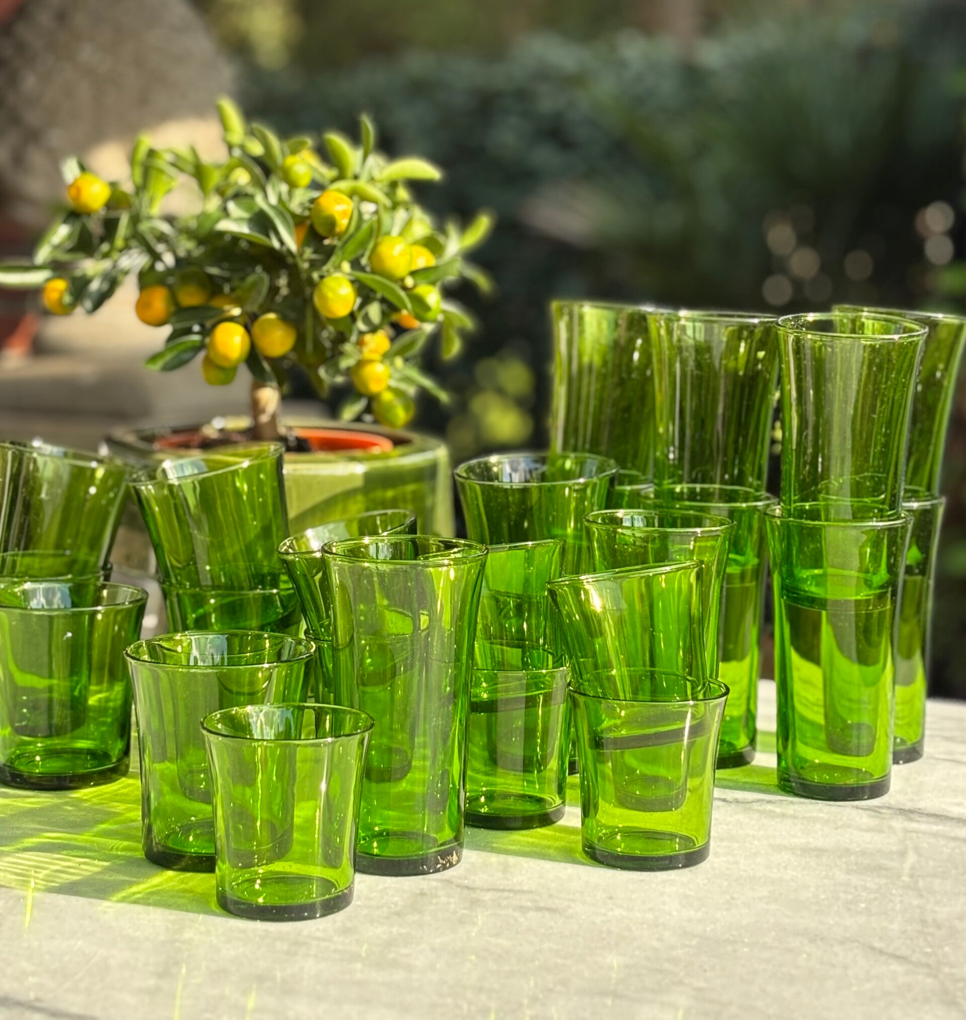 Set van 24 glazen - Set of 24 glasses