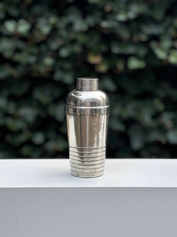 Verzilverde Franse cocktailshaker - Silver-plated French cocktail shaker