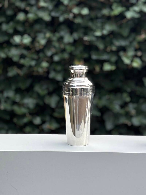 Verzilverde oude cocktailshaker - Old silver-plated cocktail shaker