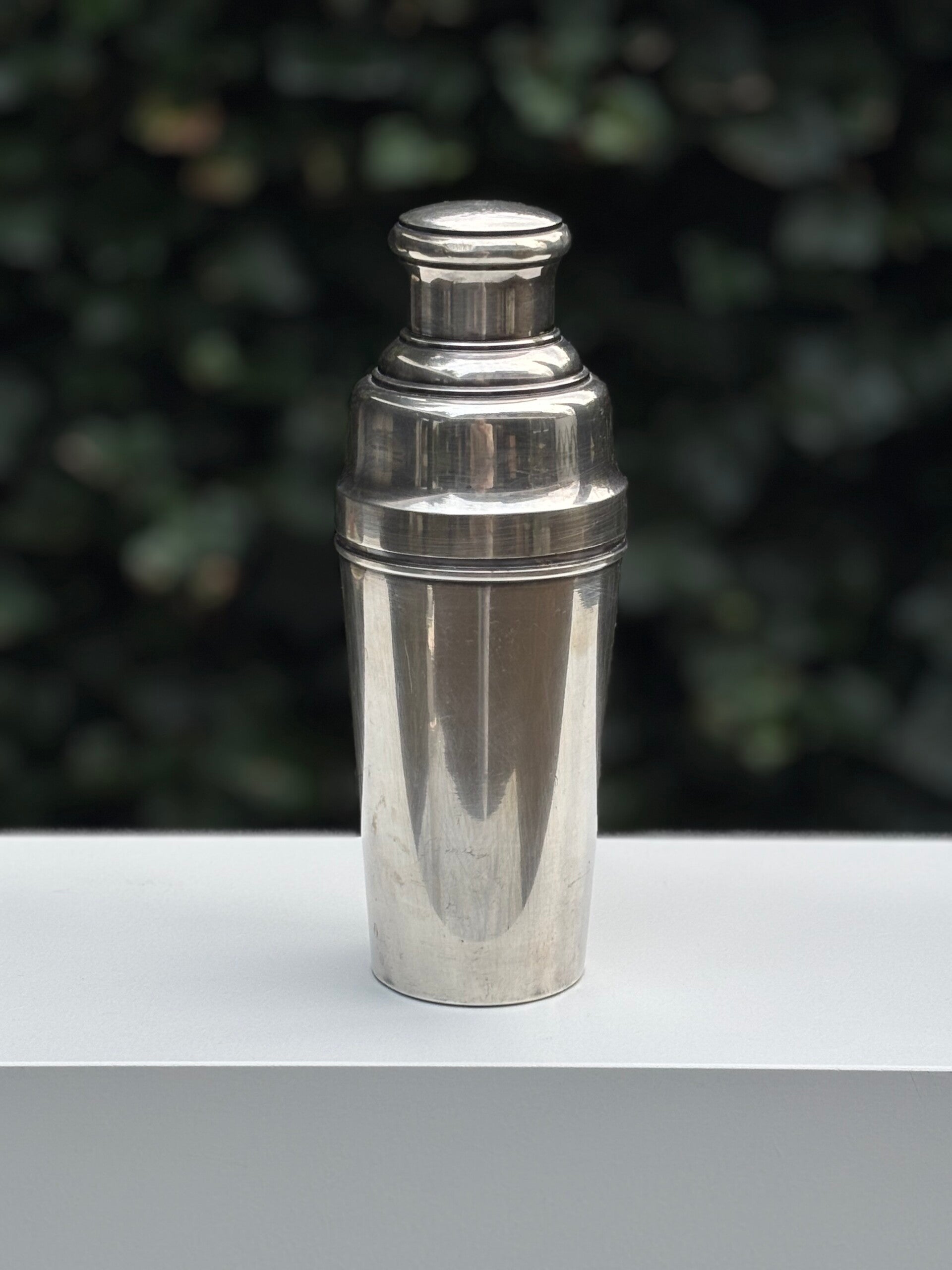 Antieke verzilverde cocktailshaker - Antique silver-plated cocktail shaker