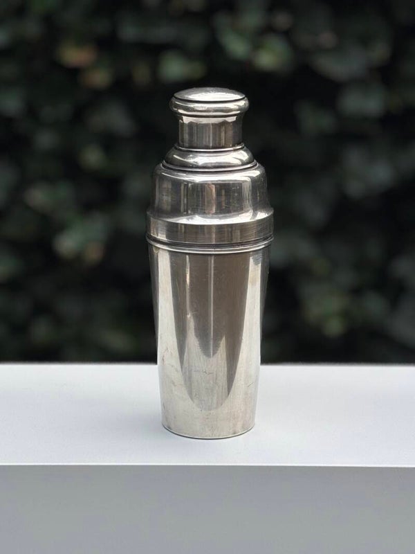 Antieke verzilverde cocktailshaker - Antique silver-plated cocktail shaker
