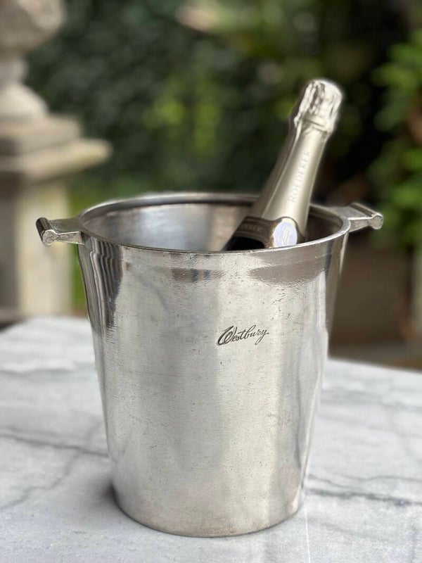 Verzilverde Champagnekoeler ‘Westbury’ - Silver-plated Champagne cooler ‘Westbury’
