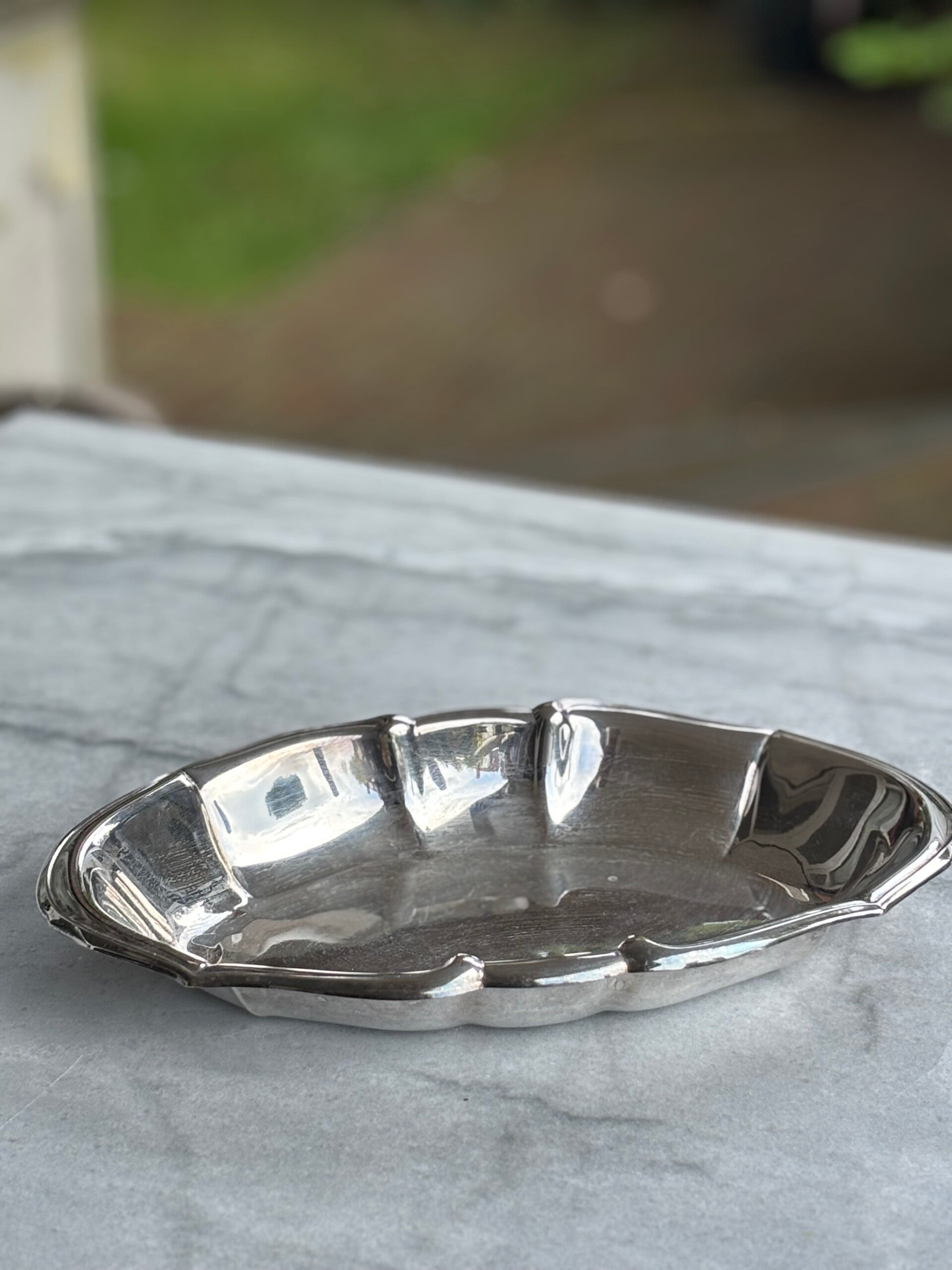 Verzilverde schaal - Silver-plated bowl