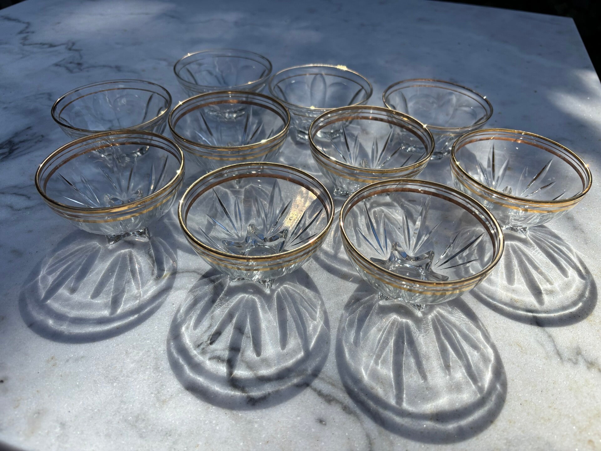 10 Franse glaasjes - 10 French glasses