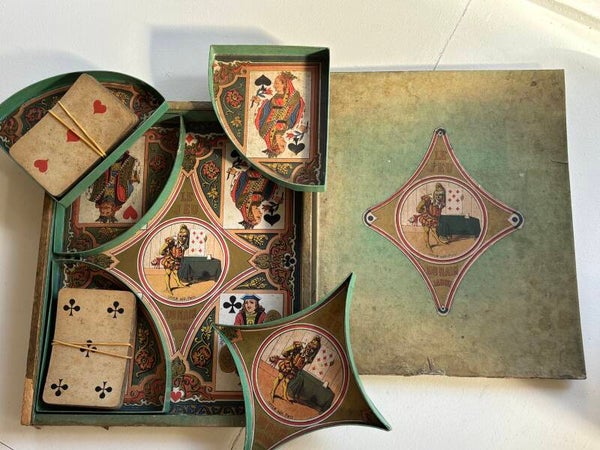 Spel uit ca. 1885: Le Jeu du Main Jaune, Coyen Edit Paris - Game from circa 1885: Le Jeu du Main Jaune, Coyen Edit Paris
