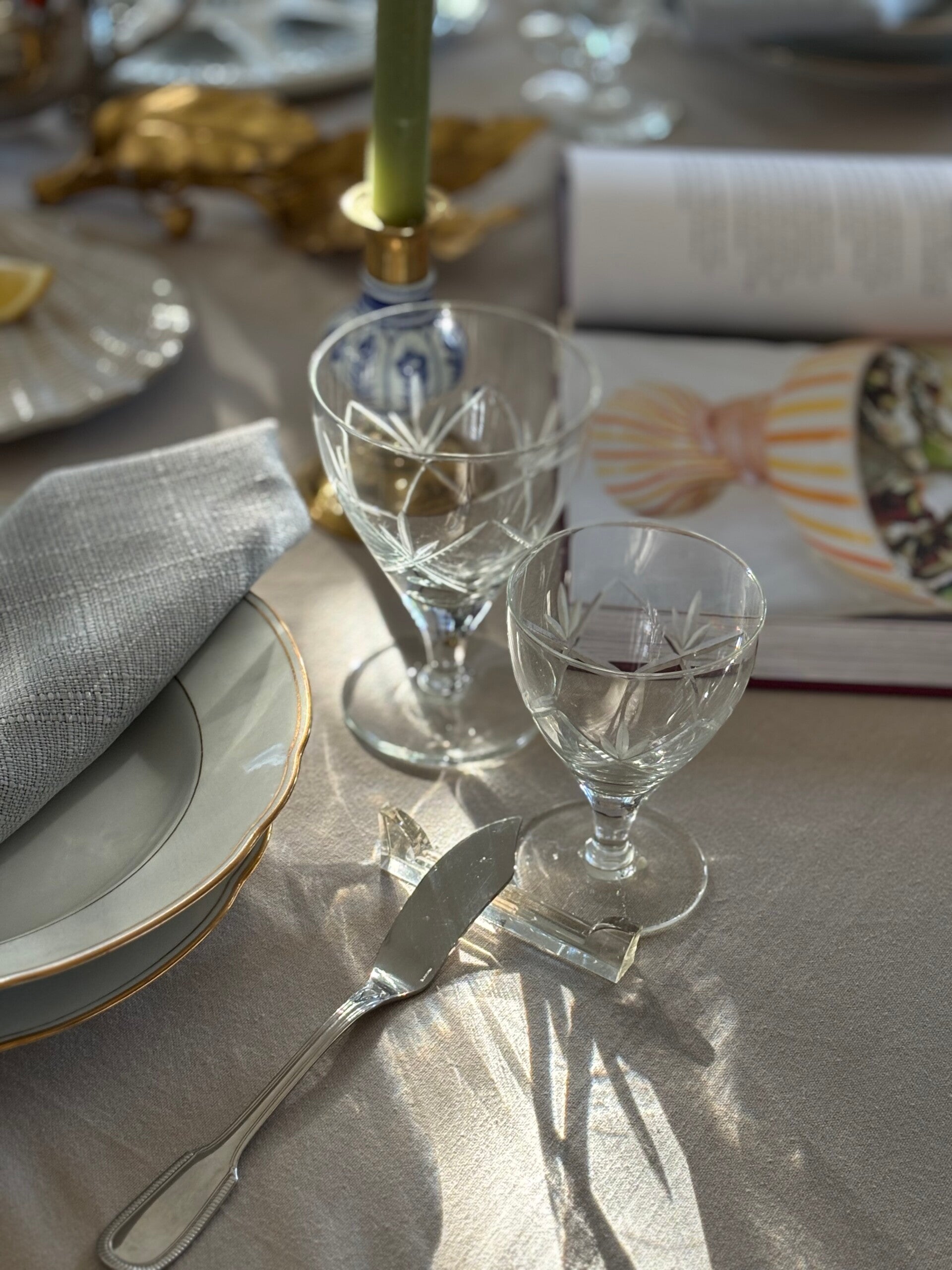 22-delige set kristallen glazen - 22-piece set of crystal glasses