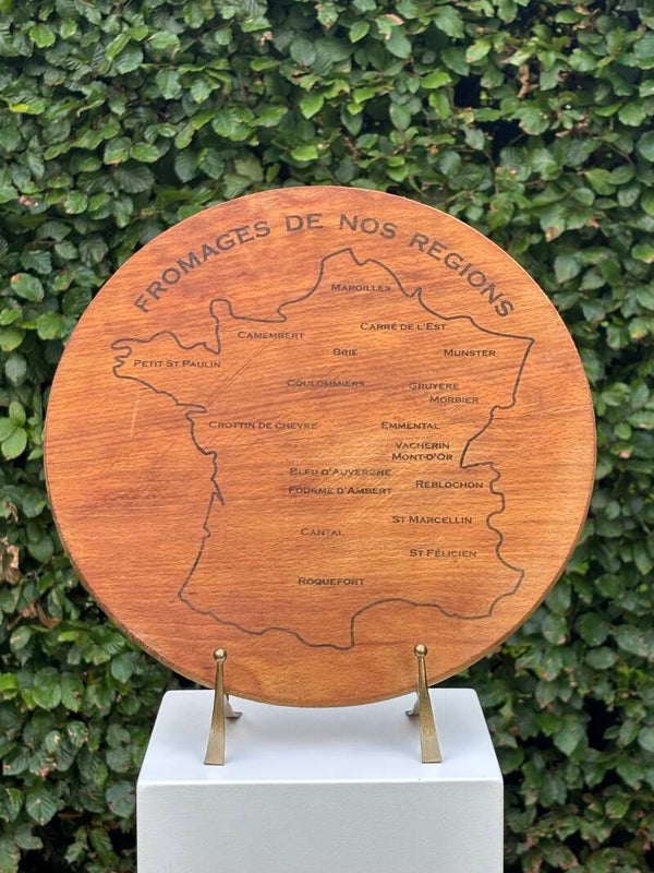 Houten kaasplank ‘Fromage De Nos Régions’ - Vintage wooden cheese board ‘Fromage De Nos Régions’