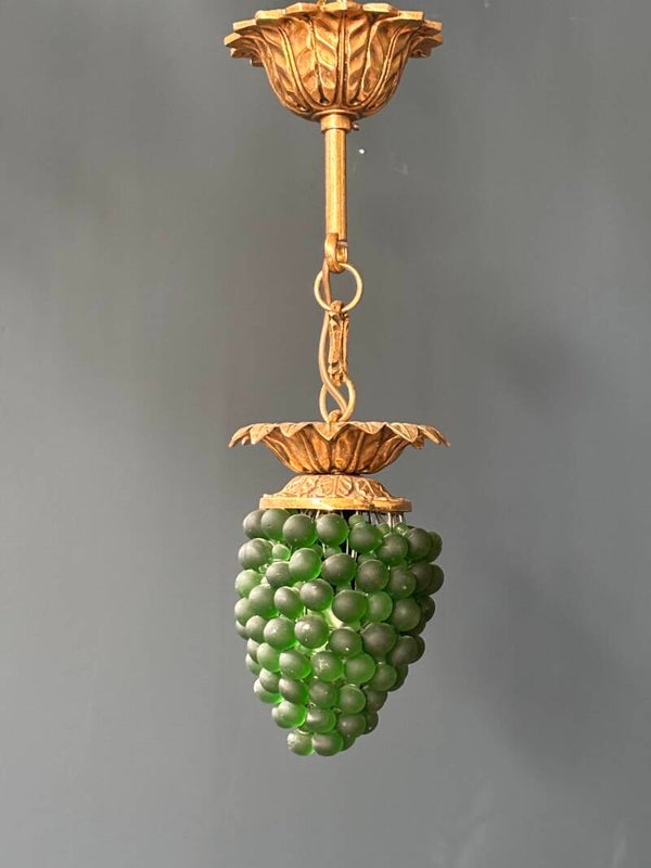 Schitterende druiventros hanglamp van Murano-glas - Stunning Murano glass grape cluster pendant lamp