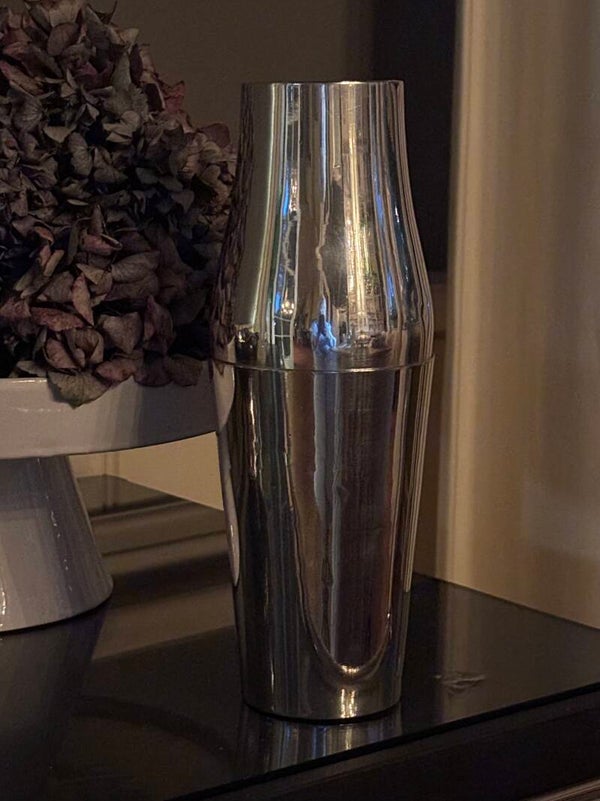 Antieke verzilverde cocktailshaker 'Parisienne' - Antique silver-plated 'Parisienne' cocktail shaker