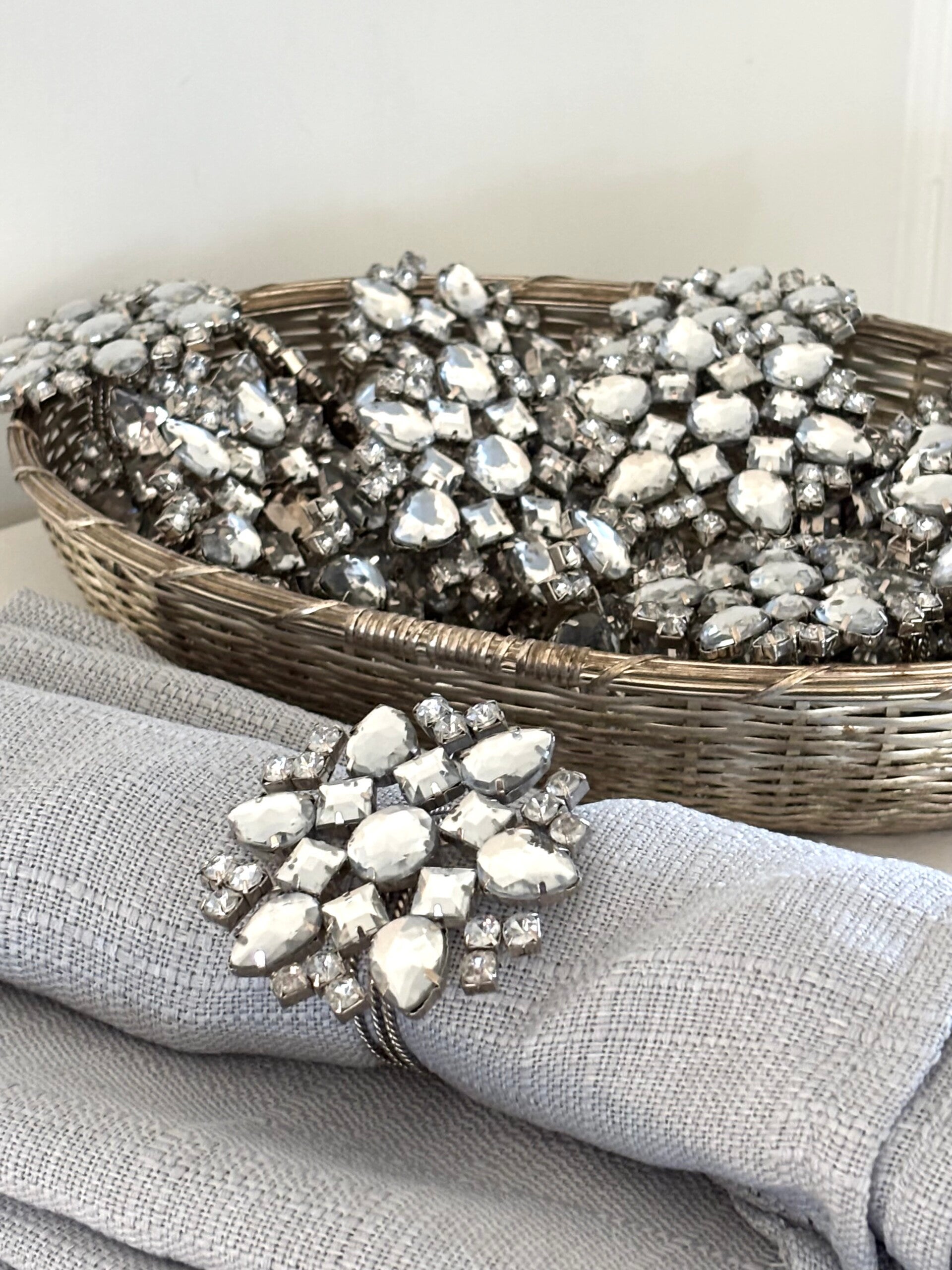 6 Feestelijke servetringen - 6 Festive napkin rings