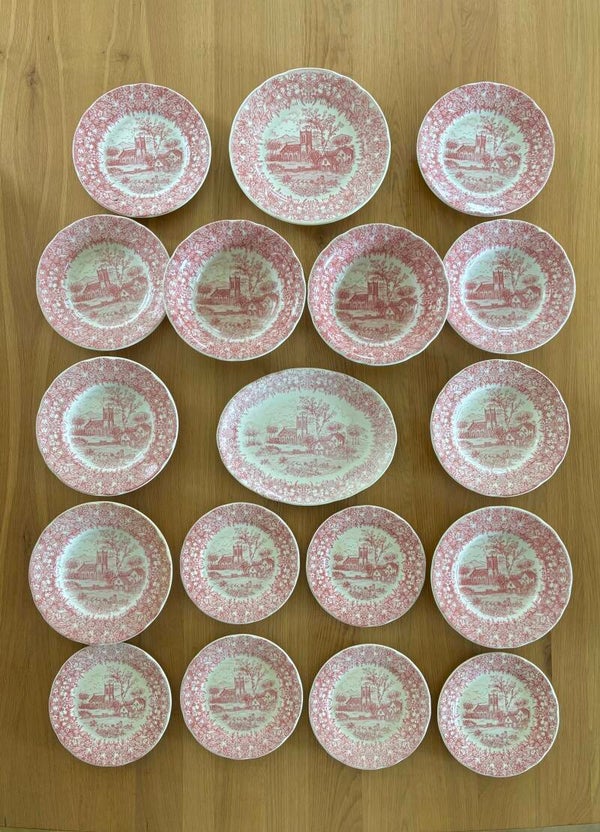 18-delige set Ironstone tableware - 18-piece Ironstone tableware set