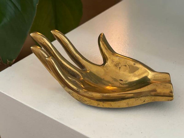 Bronzen schaaltje/asbak - Bronze dish/ashtray
