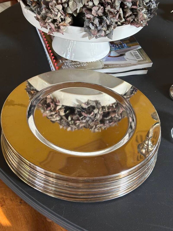 6 Onderborden - 6 Charger plates