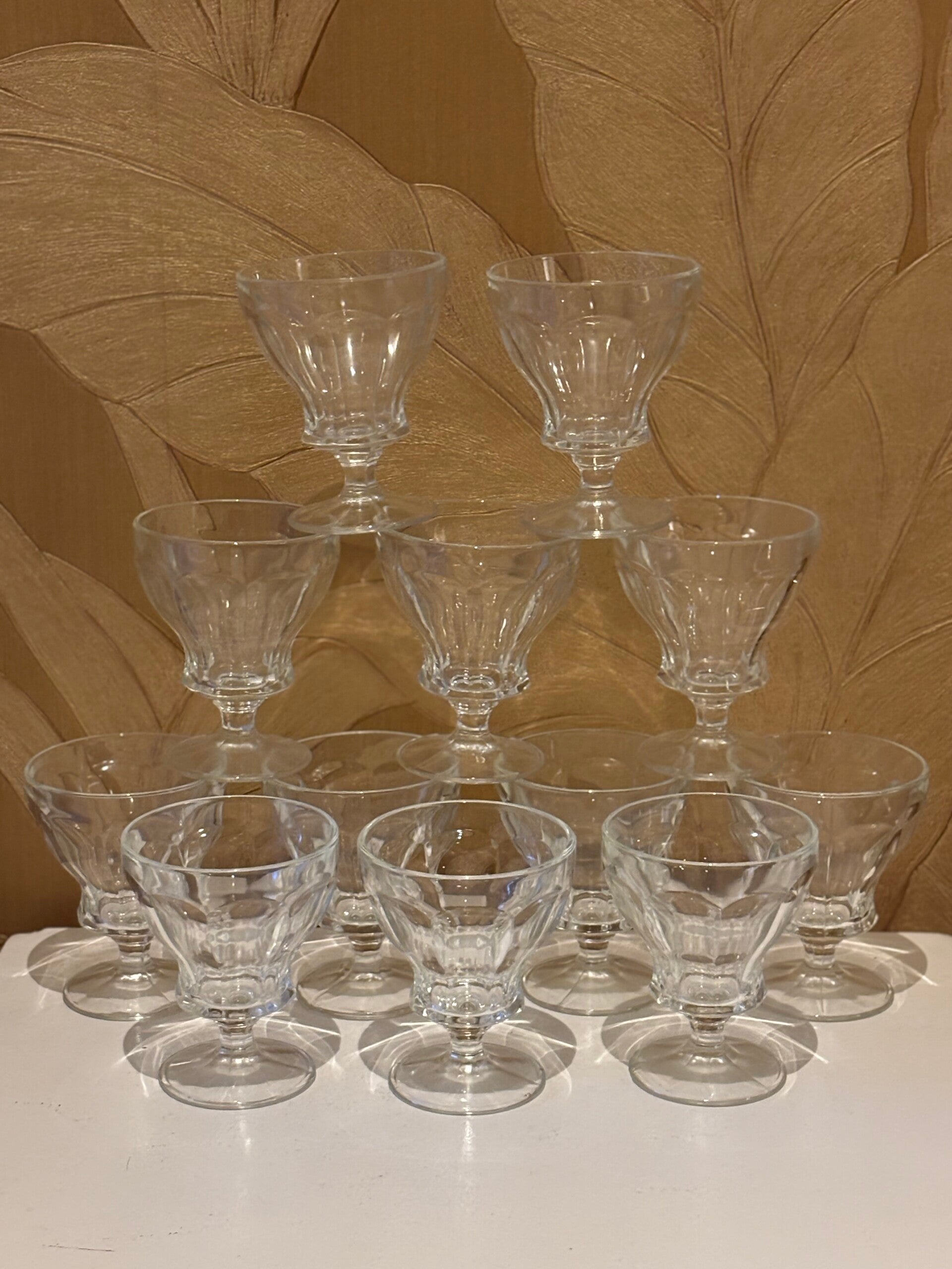 12 Elegante dessertcoupes Luminarc - 12 Elegant dessert coupes Luminarc