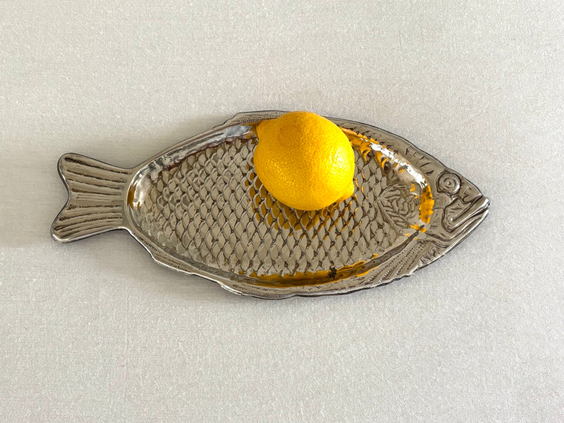 Reed & Barton serveerschaal vis - Reed & Barton fish serving dish