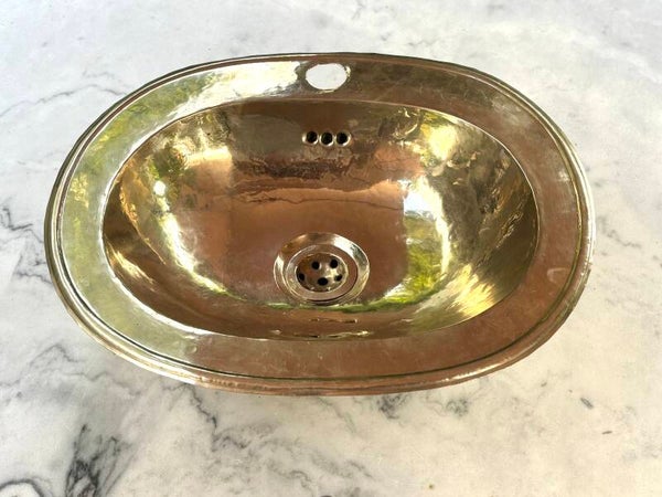 Handgemaakt inbouw wasbak - Handmade built-in washbasin