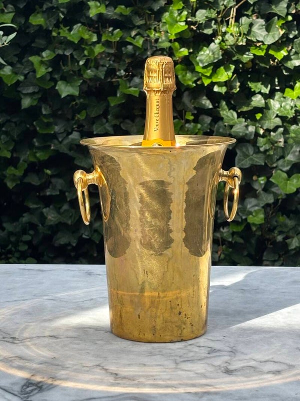 Tijdloze koperen Champagnekoeler - Timeless copper Champagne cooler