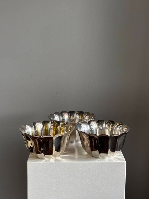 3 Verzilverde schaaltjes van Hardy Frères Joailliers-Orfèvres - 3 Silver-plated bowls by Hardy Frères Joailliers-Orfèvres