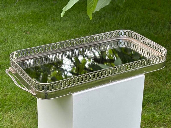 Dienblad met spiegel - Mirrored serving tray