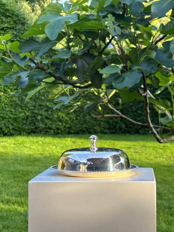 Verzilverd dekselschaaltje - Silver-plated dish