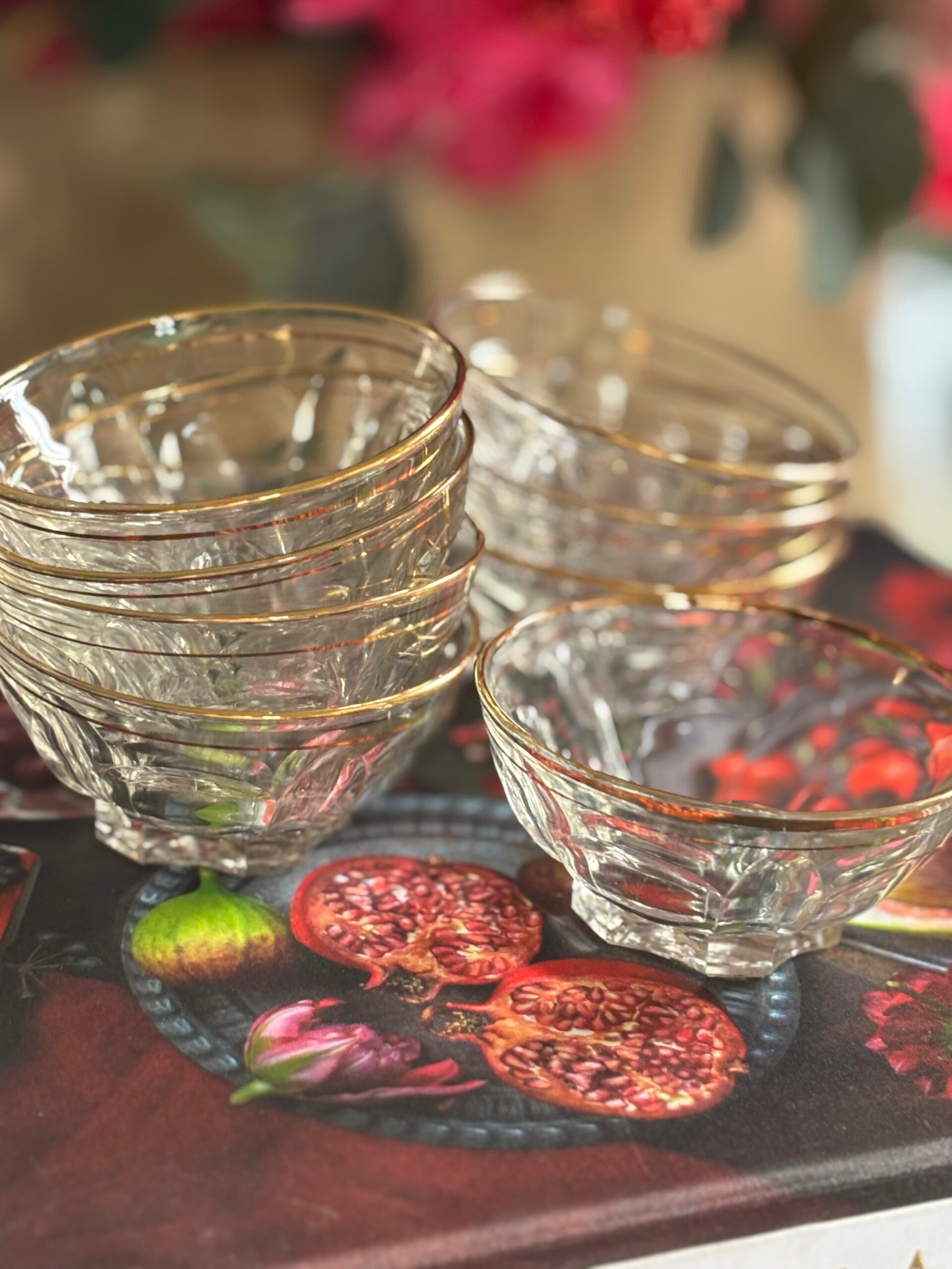 8 Franse glaasjes - 8 French glasses