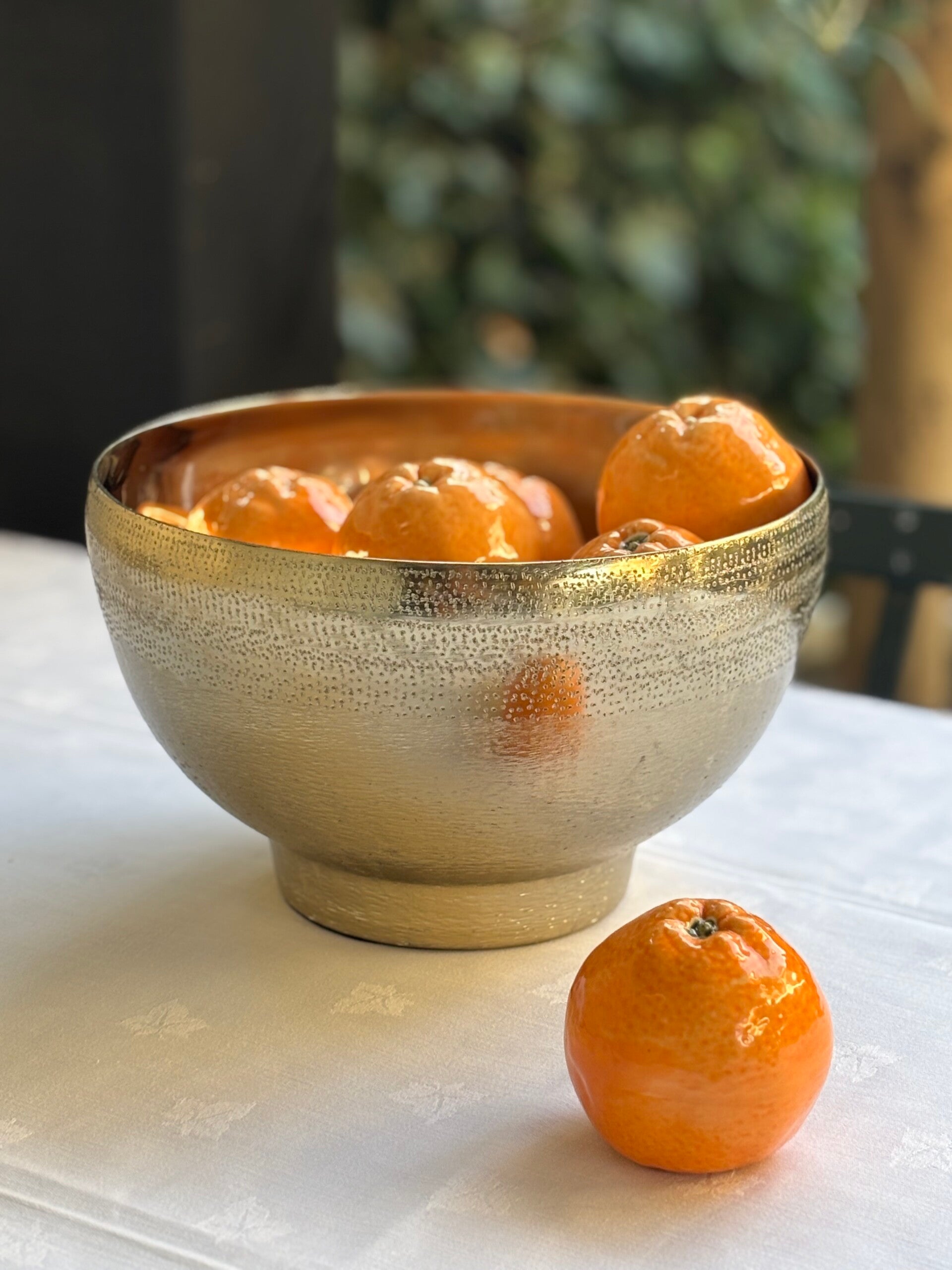 Goudkleurige schaal - Gold-colored bowl
