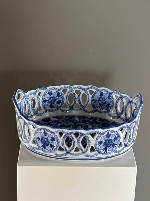 Blauw-witte keramieken schaal - Blue and white ceramic bowl