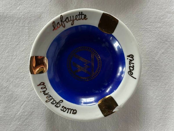 Vintage asbakje van Galeries Lafayette Paris - Vintage ashtray from Galeries Lafayette Paris