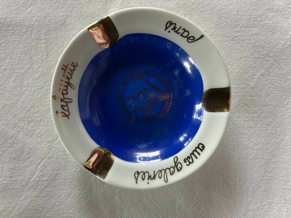 Vintage asbakje van Galeries Lafayette Paris - Vintage ashtray from Galeries Lafayette Paris