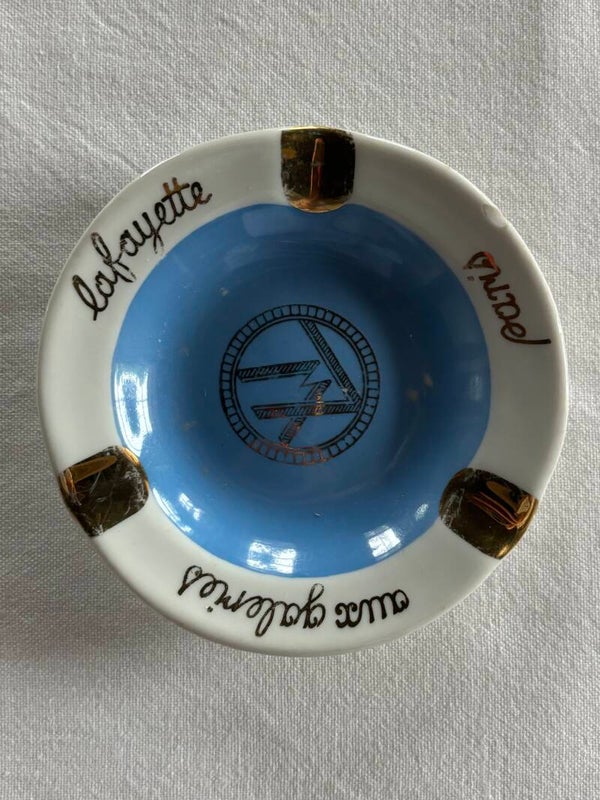 Vintage asbakje van Galeries Lafayette Paris - Vintage ashtray from Galeries Lafayette Paris