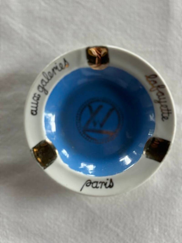 Vintage asbakje van Galeries Lafayette Paris - Vintage ashtray from Galeries Lafayette Paris